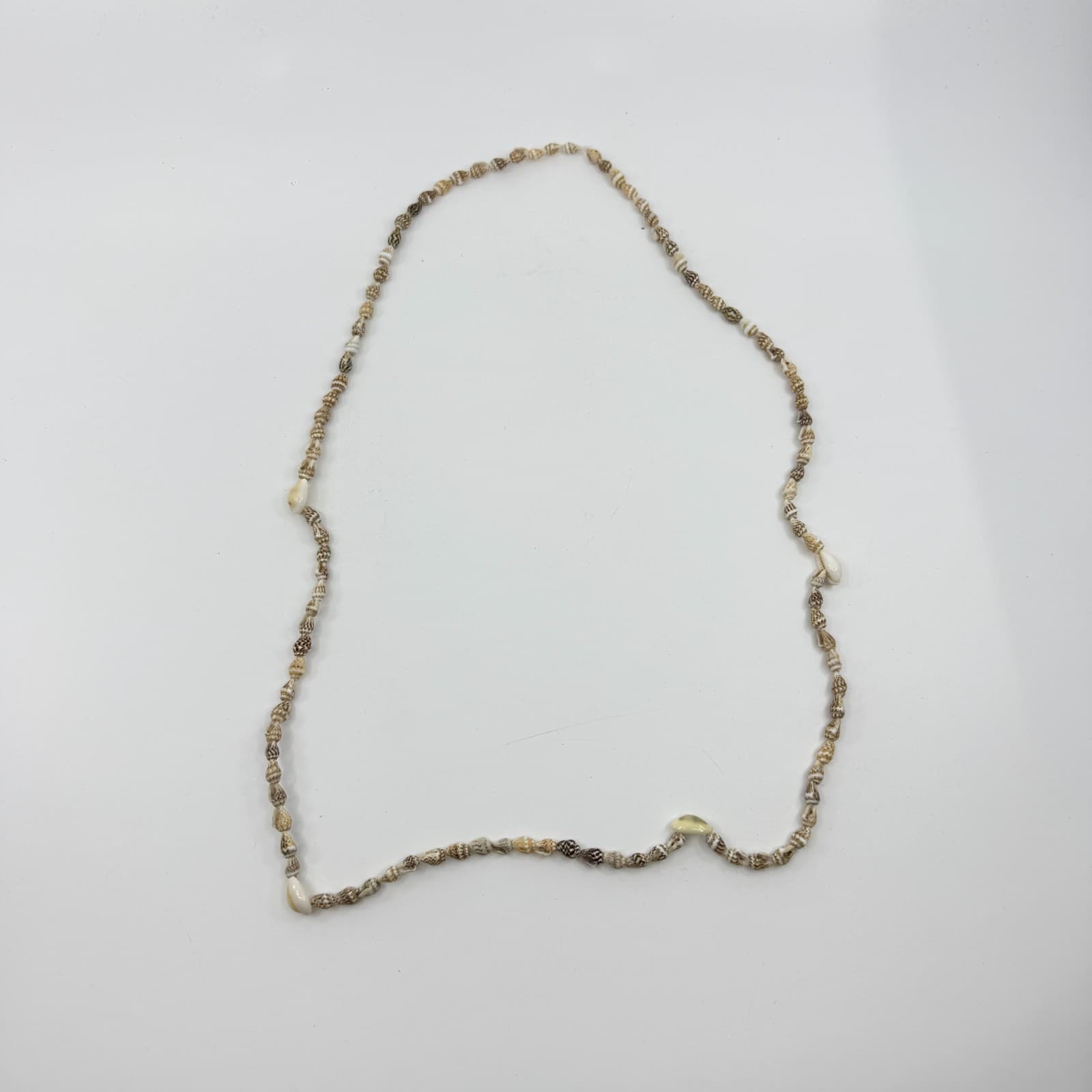 Boho Shell Necklace Long Layering Beach Jewelry Organic Coastal Minimalist Style - Thumbnail 8