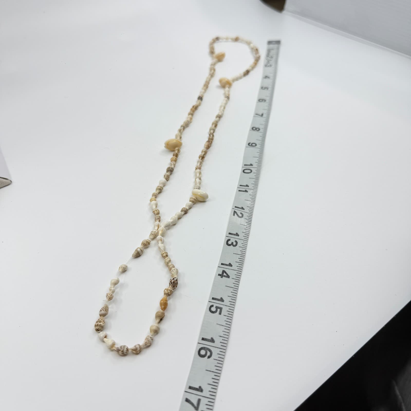Long Natural Seashell Necklace Beach Bohemian Surf Jewelry Beaded Strand Gift - Thumbnail 8