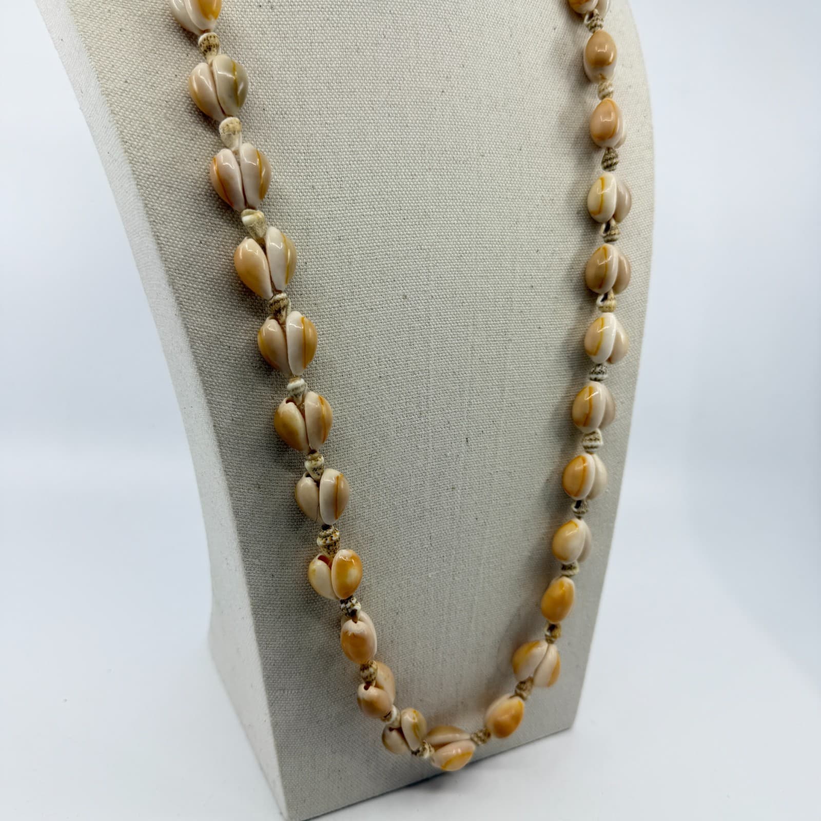 Natural Shell Necklace Beach Jewelry Layering Organic Coastal Statement Piece - Thumbnail 4