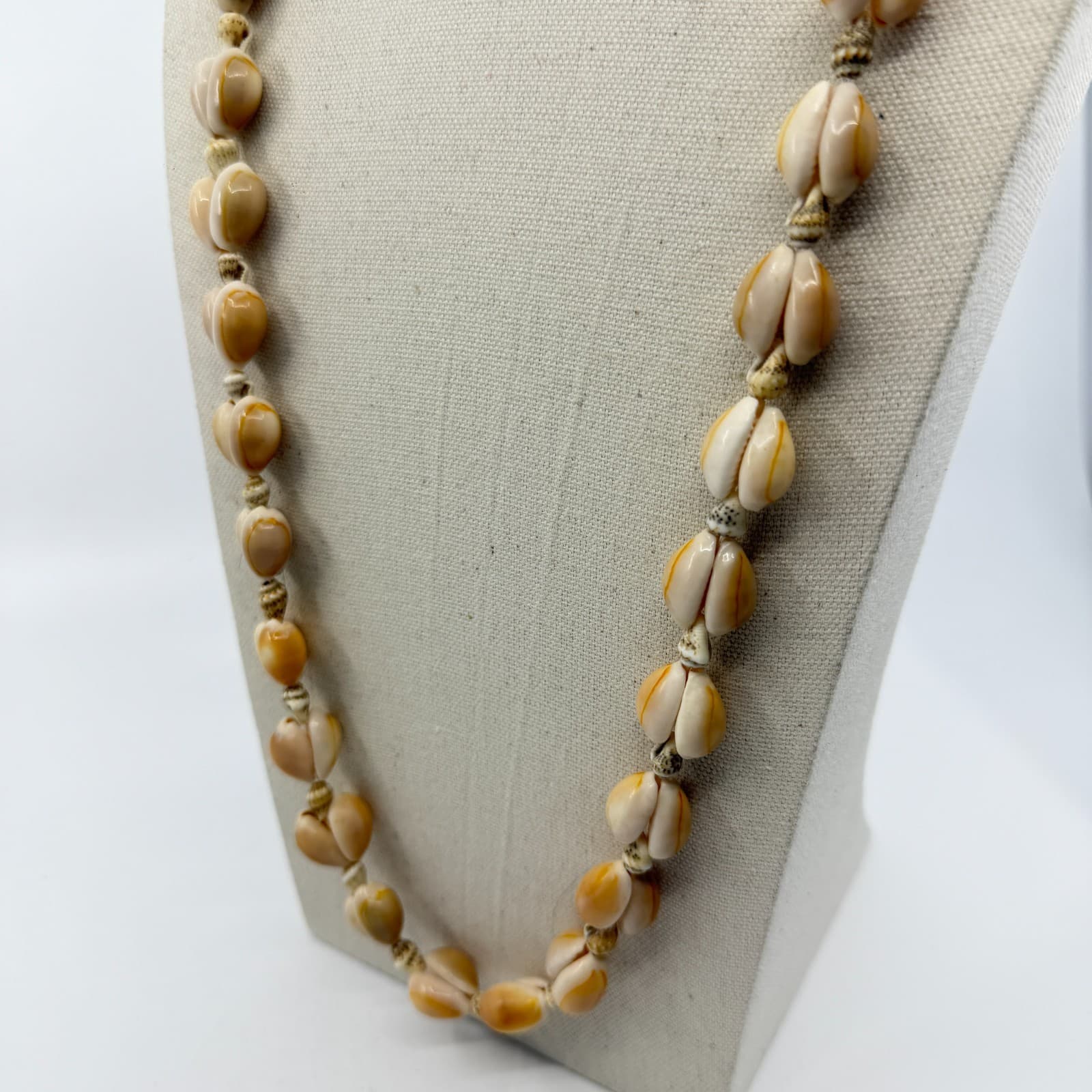 Natural Shell Necklace Beach Jewelry Layering Organic Coastal Statement Piece - Thumbnail 5