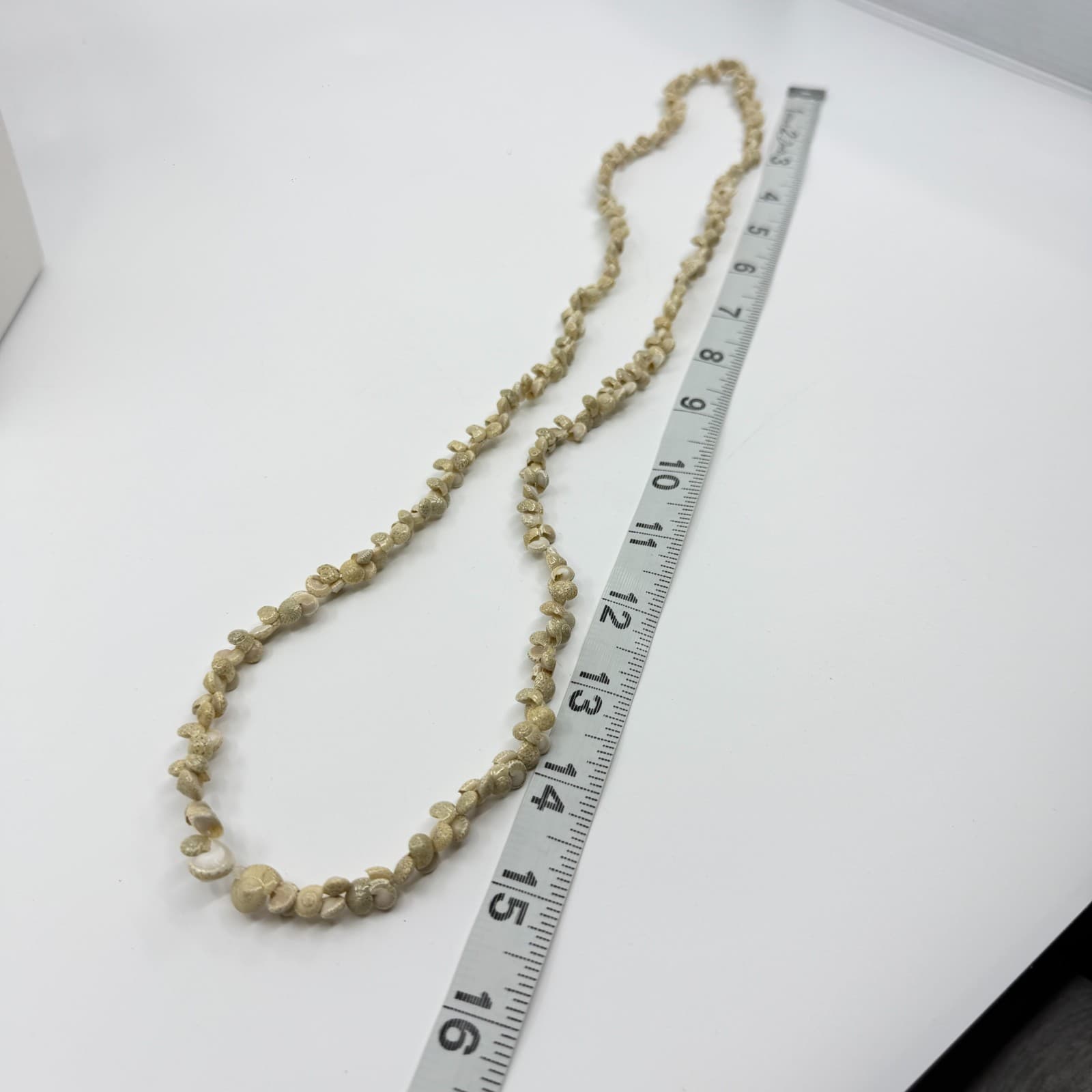 Layered Natural Spiral Shell Bead Necklace Coastal Boho Beach Statement Jewelry - Thumbnail 9