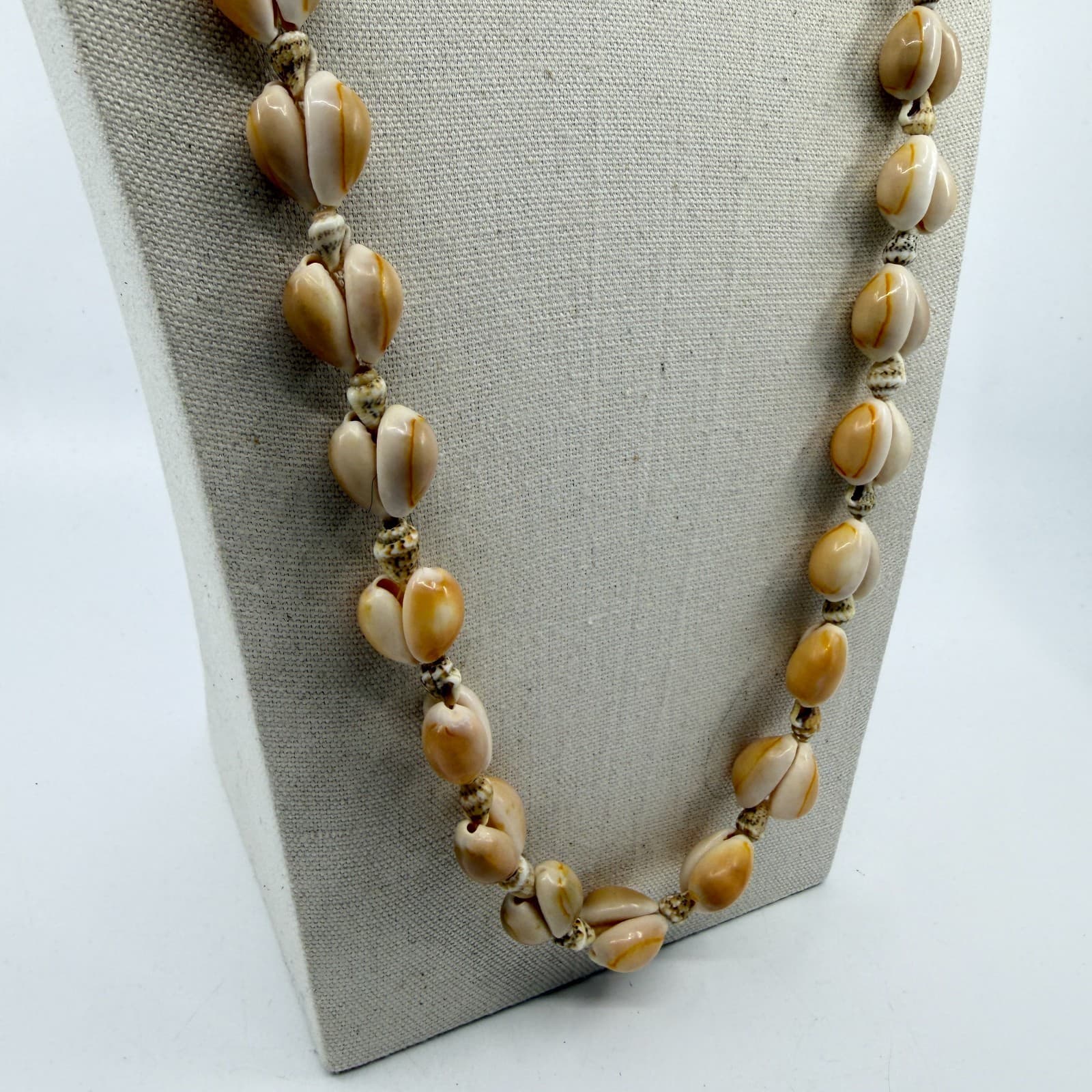 Natural Shell Necklace Beach Jewelry Layering Organic Coastal Statement Piece - Thumbnail 3