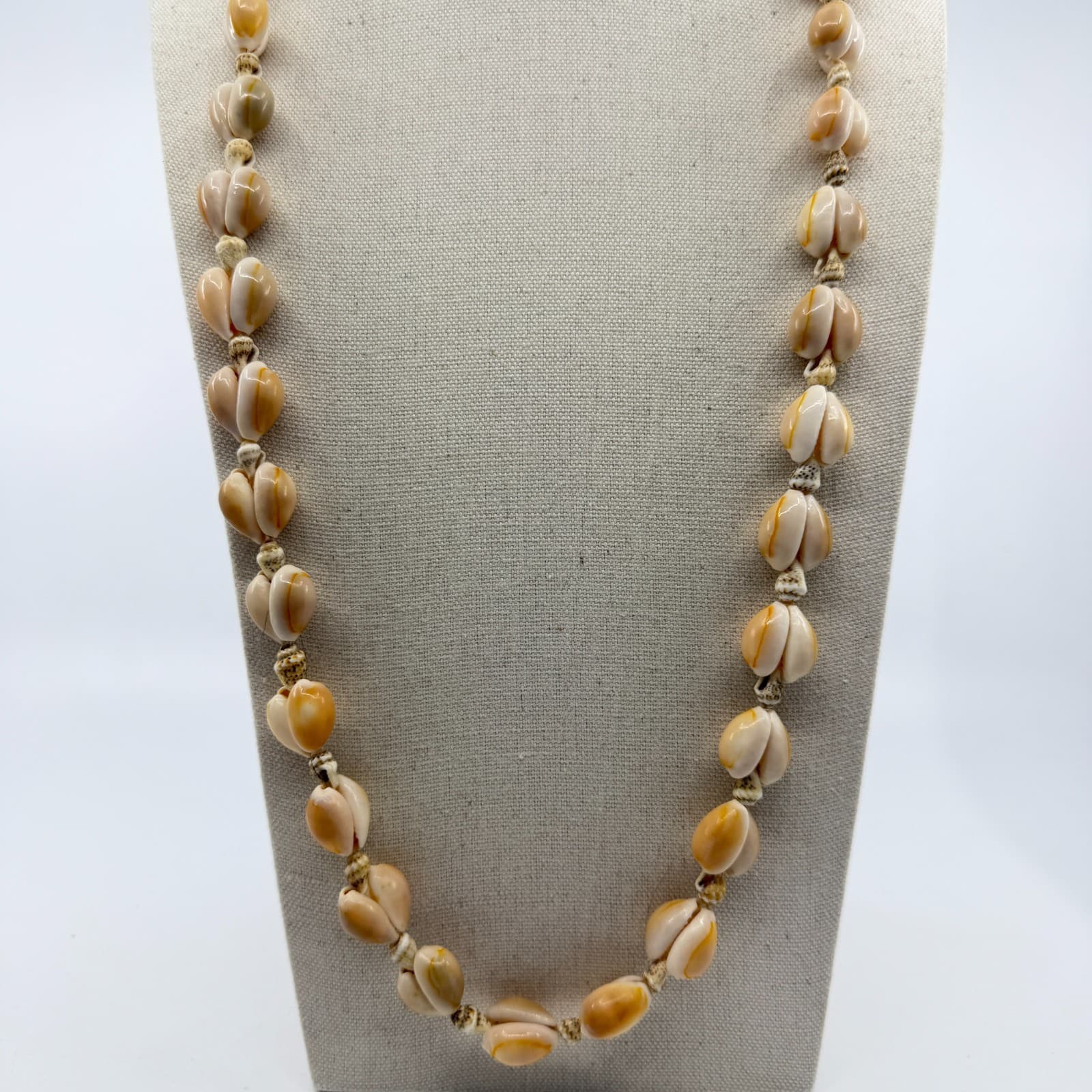 Natural Shell Necklace Beach Jewelry Layering Organic Coastal Statement Piece - Thumbnail 8