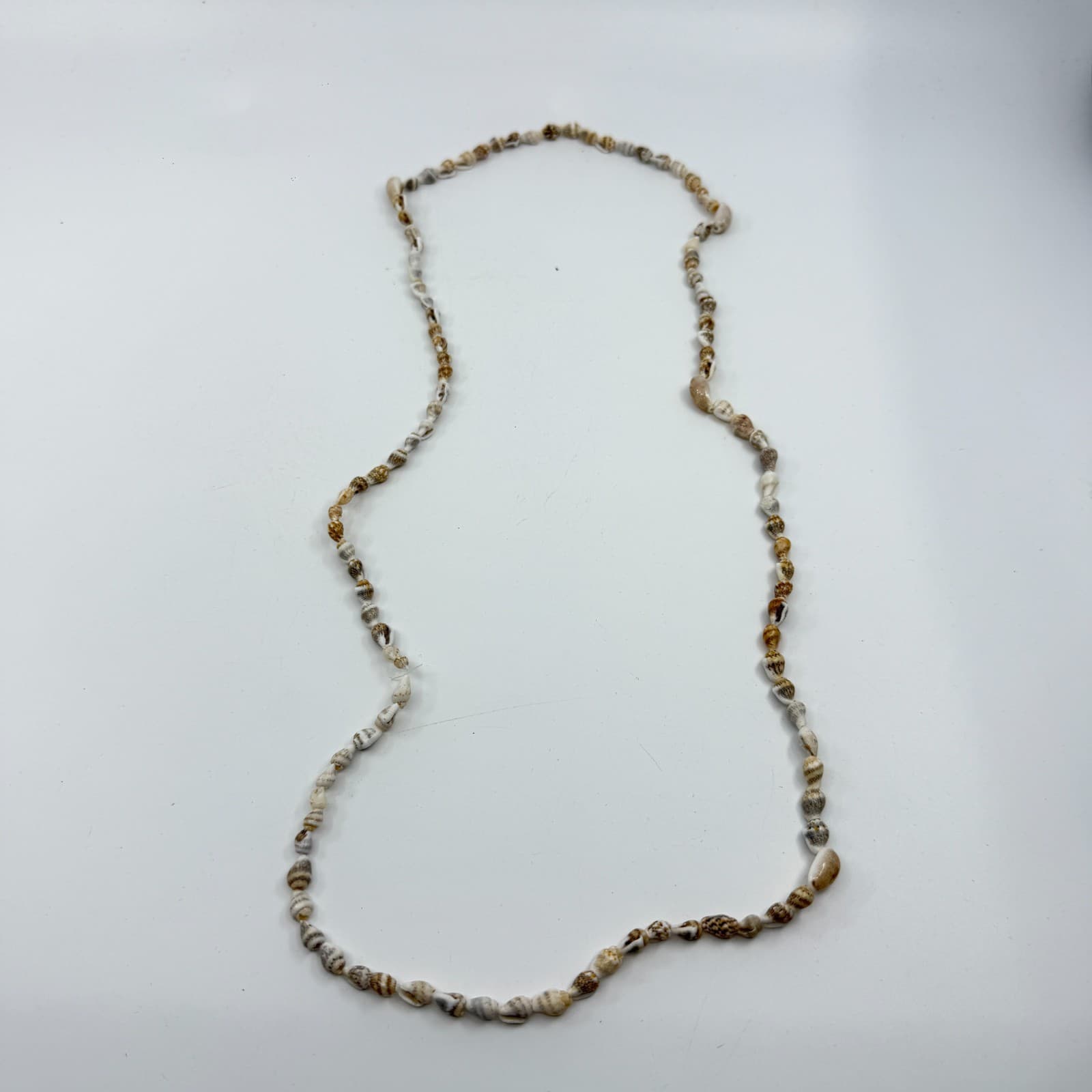 Double Layer Natural Seashell Beaded Necklace Beach Boho Coastal Jewelry Gift - Thumbnail 7