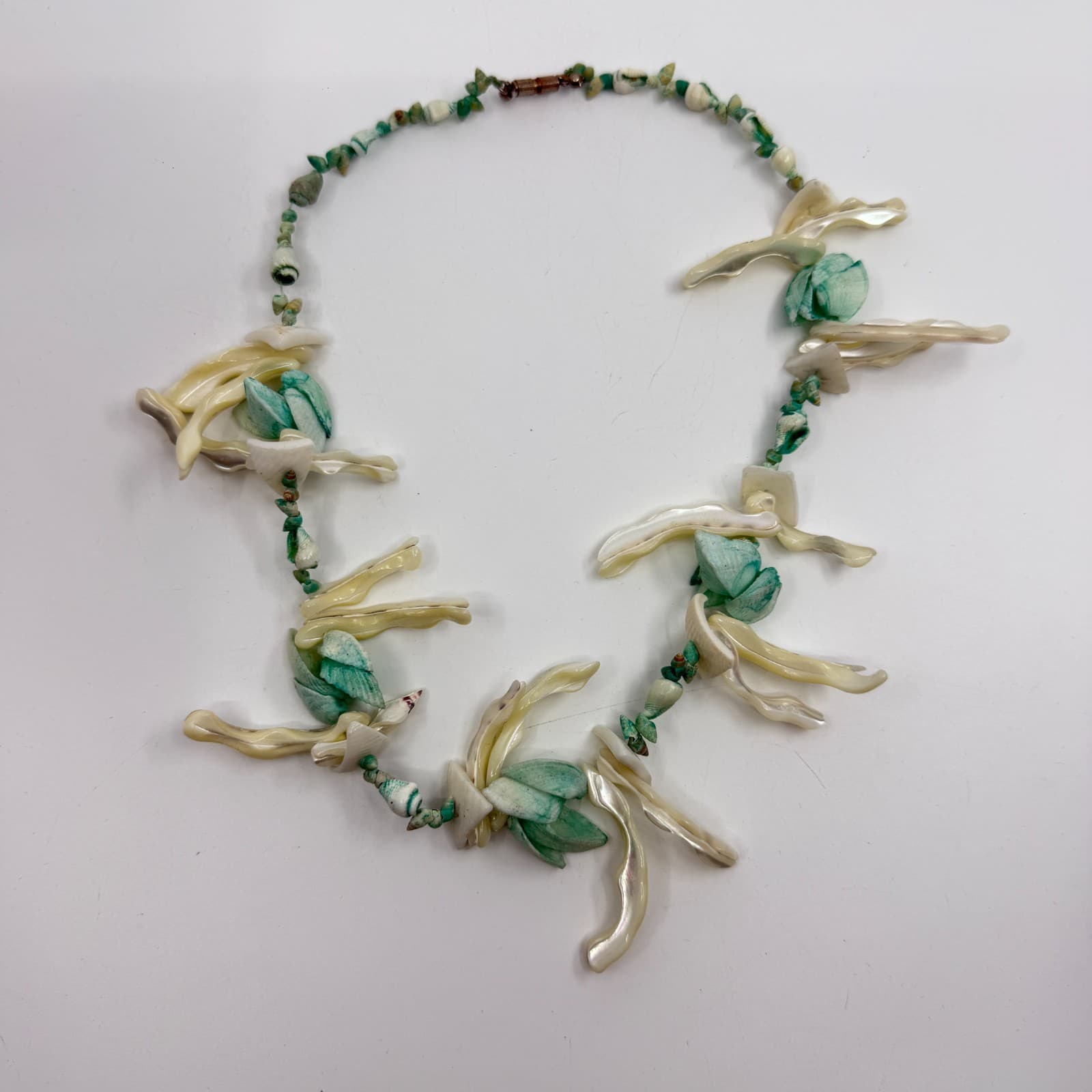 Coastal Seashell Statement Necklace Beachy Boho Layering Unique Vacation Jewelry - Thumbnail 9