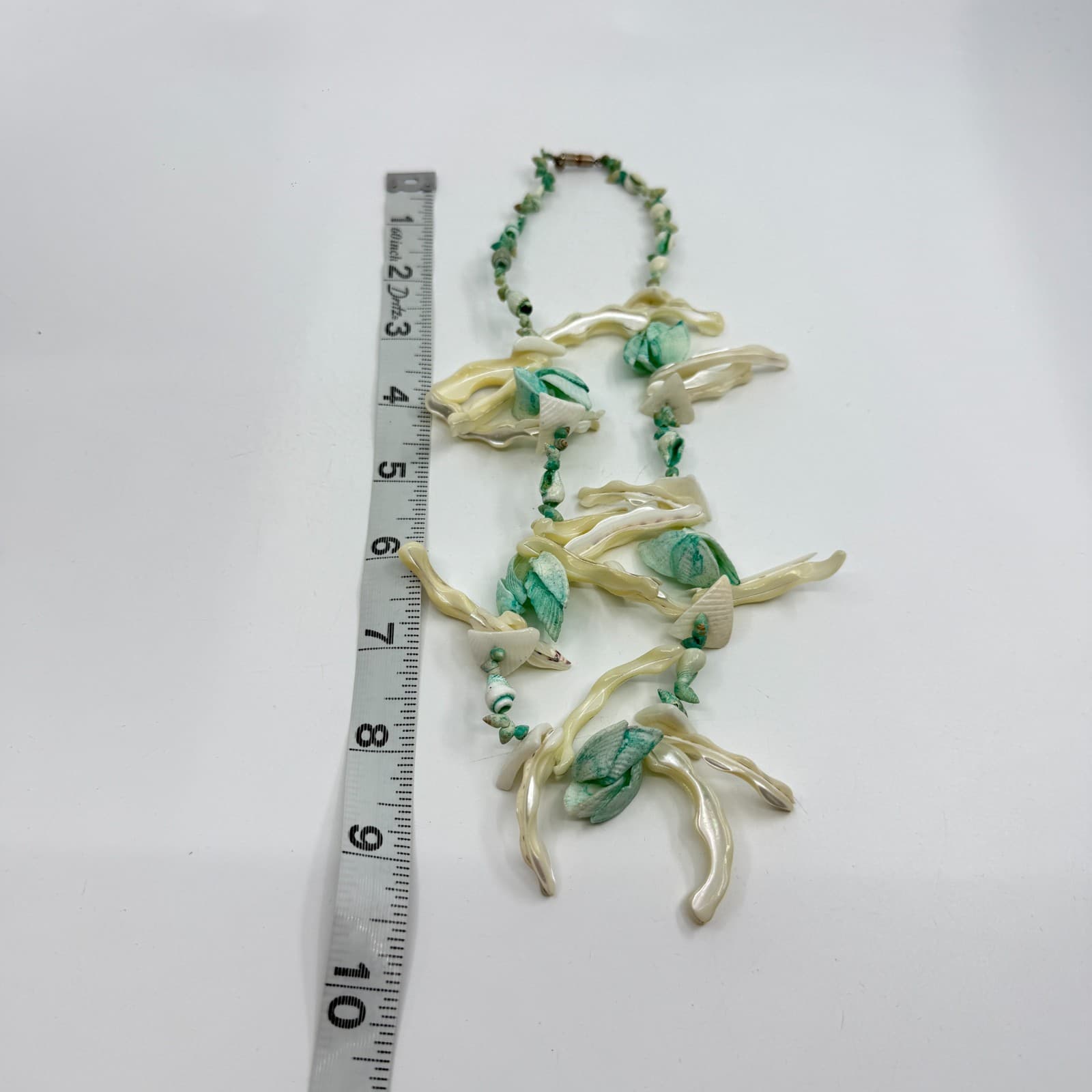 Coastal Seashell Statement Necklace Beachy Boho Layering Unique Vacation Jewelry - Thumbnail 10