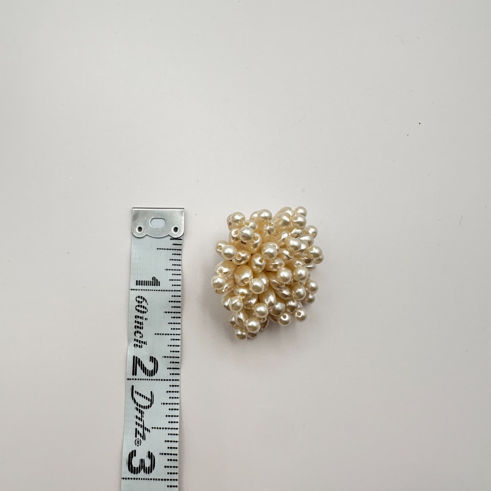 Vintage Y2K Ivory Pearl Beaded Earrings Bridal Women's Classic Fashion Jewelry - Thumbnail 7