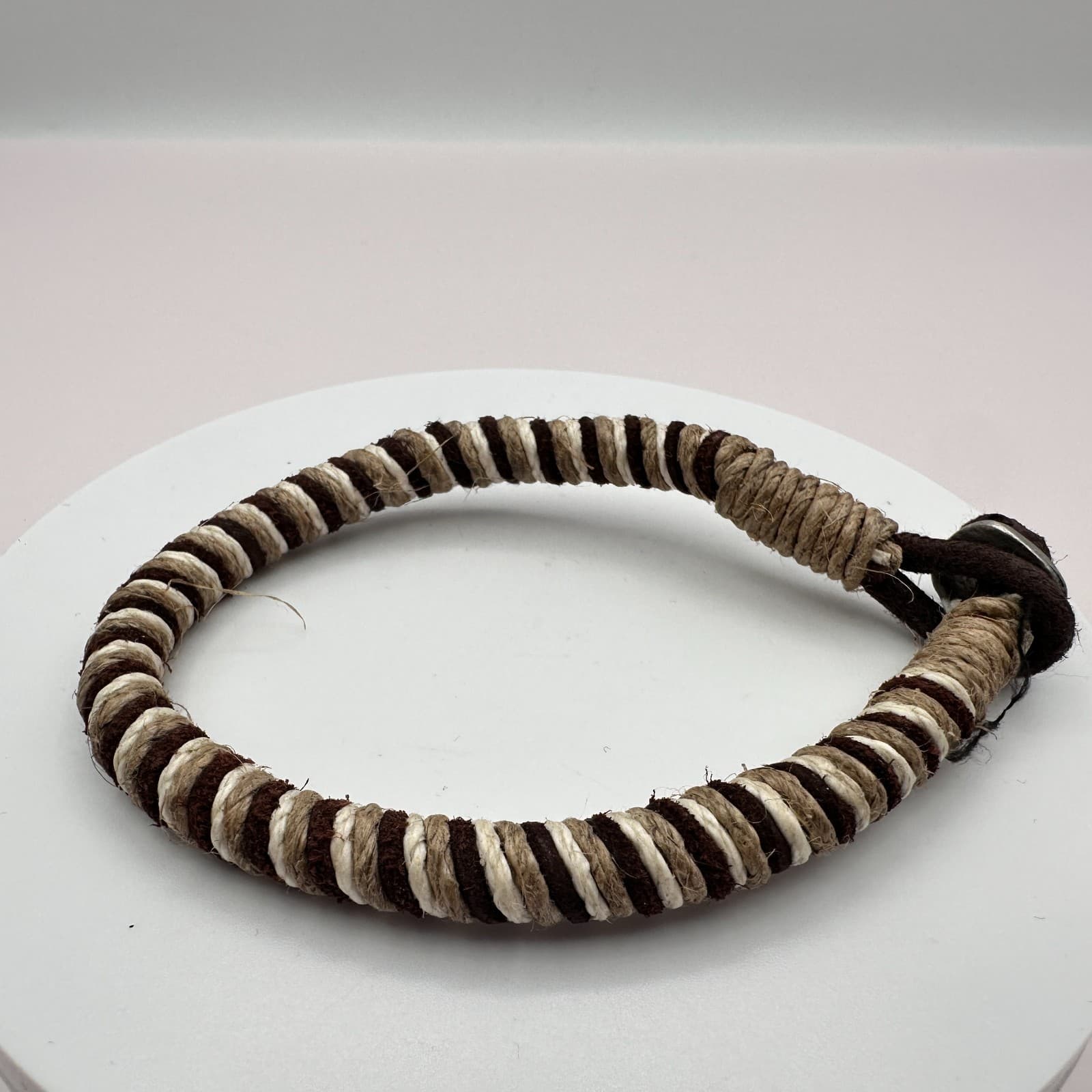 Vintage Y2K Boho Twine Rope Corded Wrap Bracelet Statement Women's Jewelry Retro - Thumbnail 2