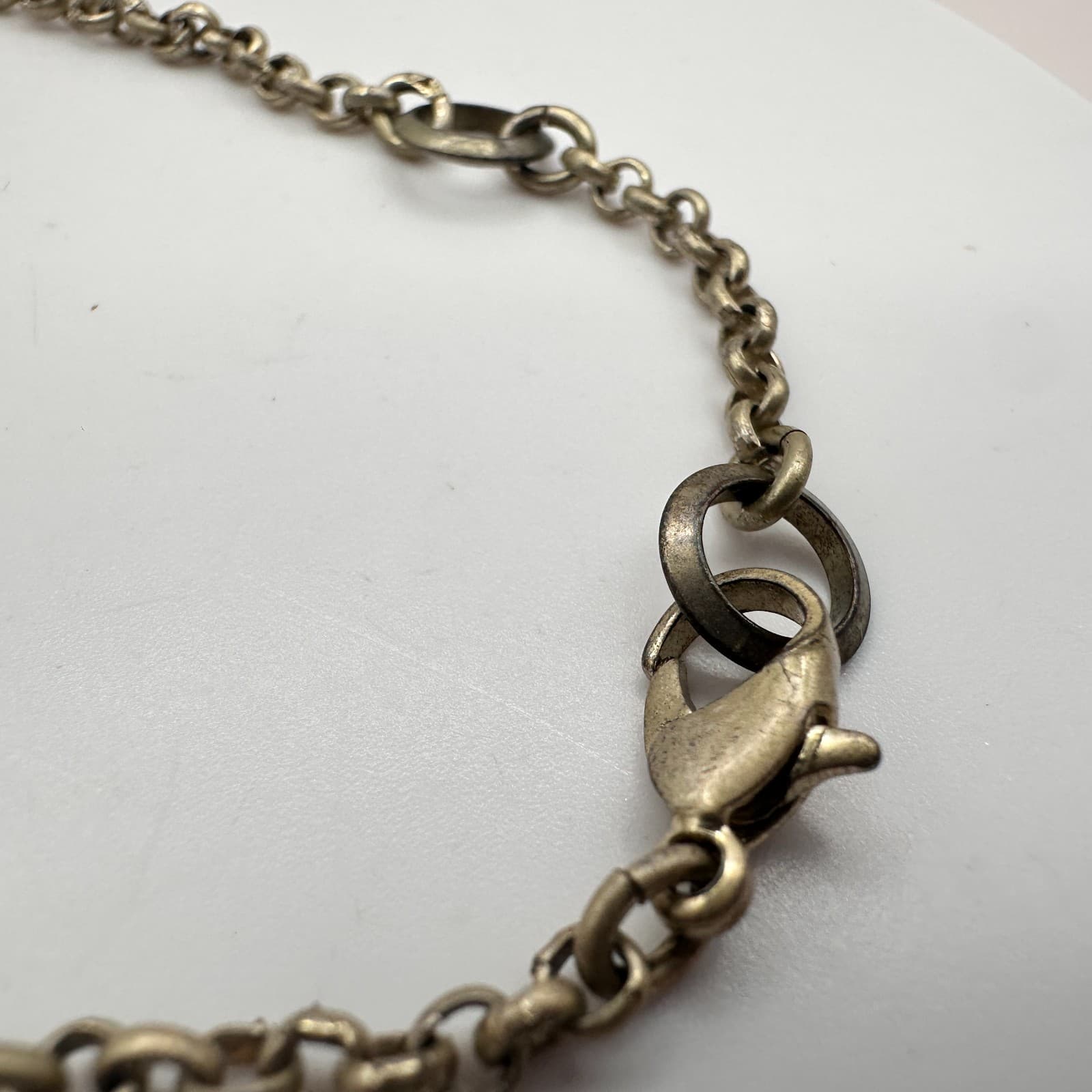 Vintage Y2K Silver Tone Glass Rhinestone Bracelet Statement Women's Jewelry - Thumbnail 4