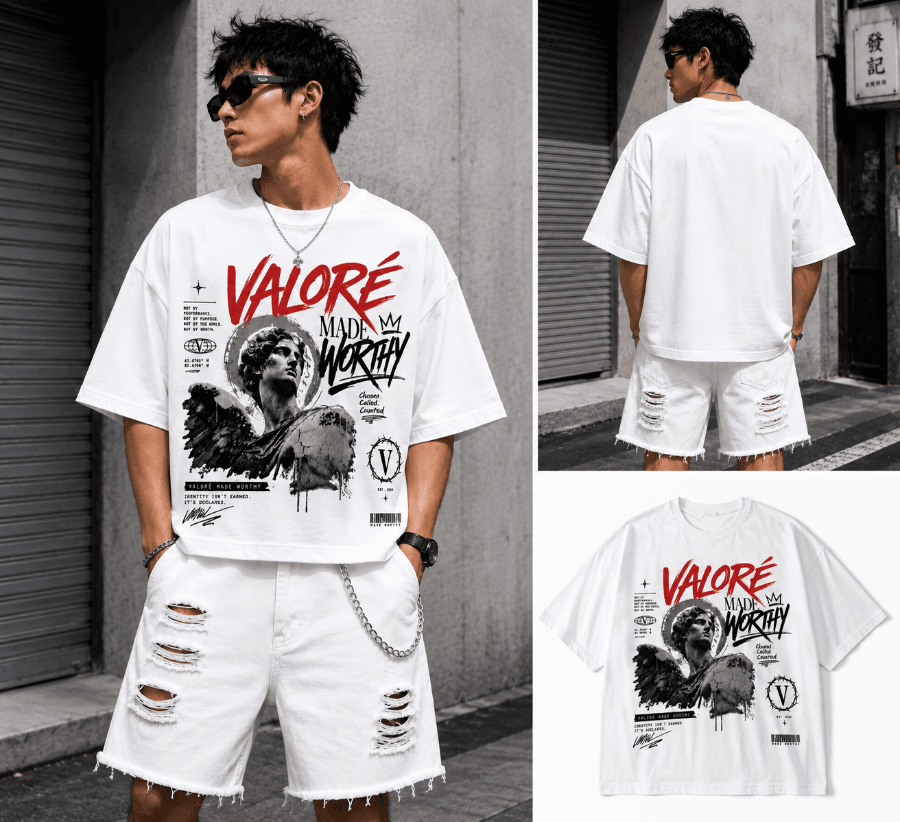 VALORÉ – Made Worthy Oversized Tee - Thumbnail 3