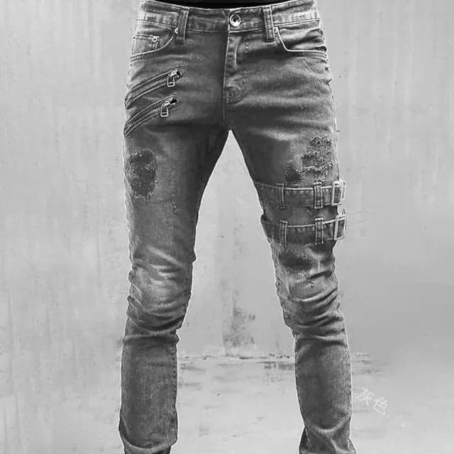 Personality Stretch Leg Jeans - Thumbnail 8