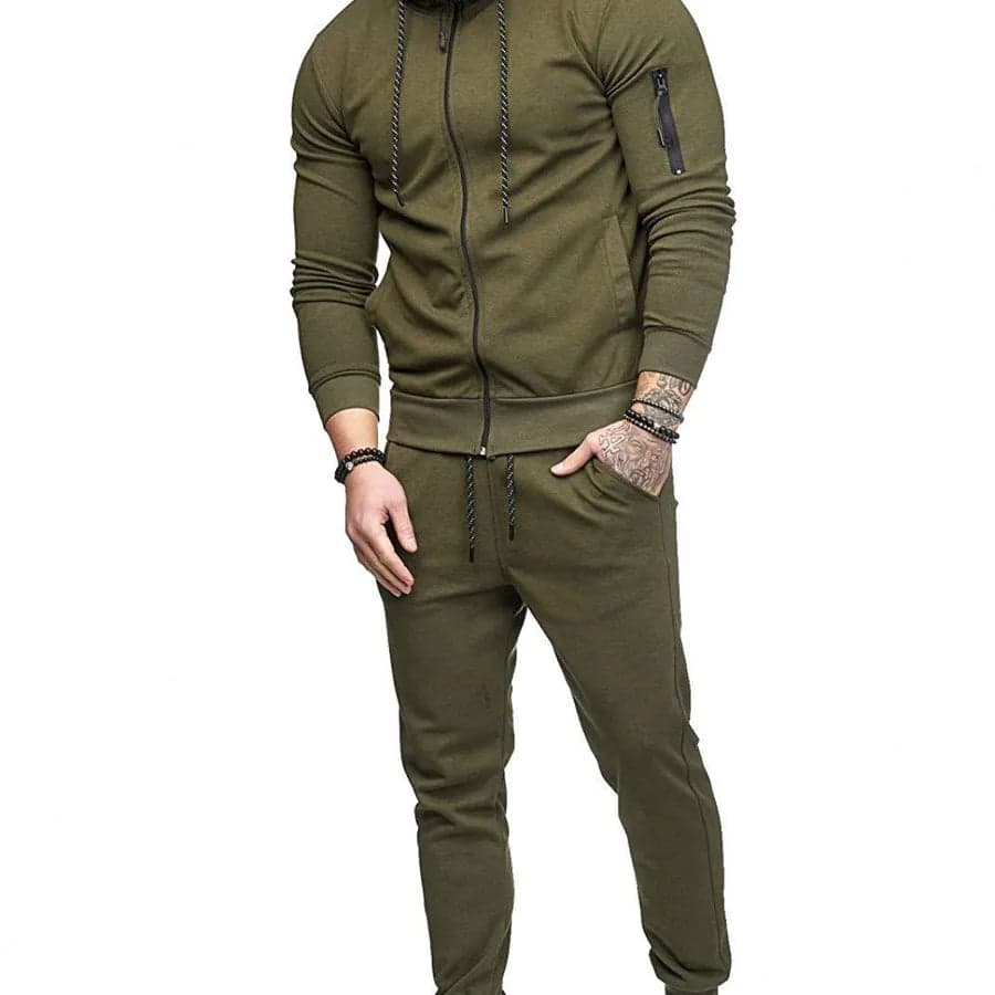 Solid Color Sweatsuit - Thumbnail 10
