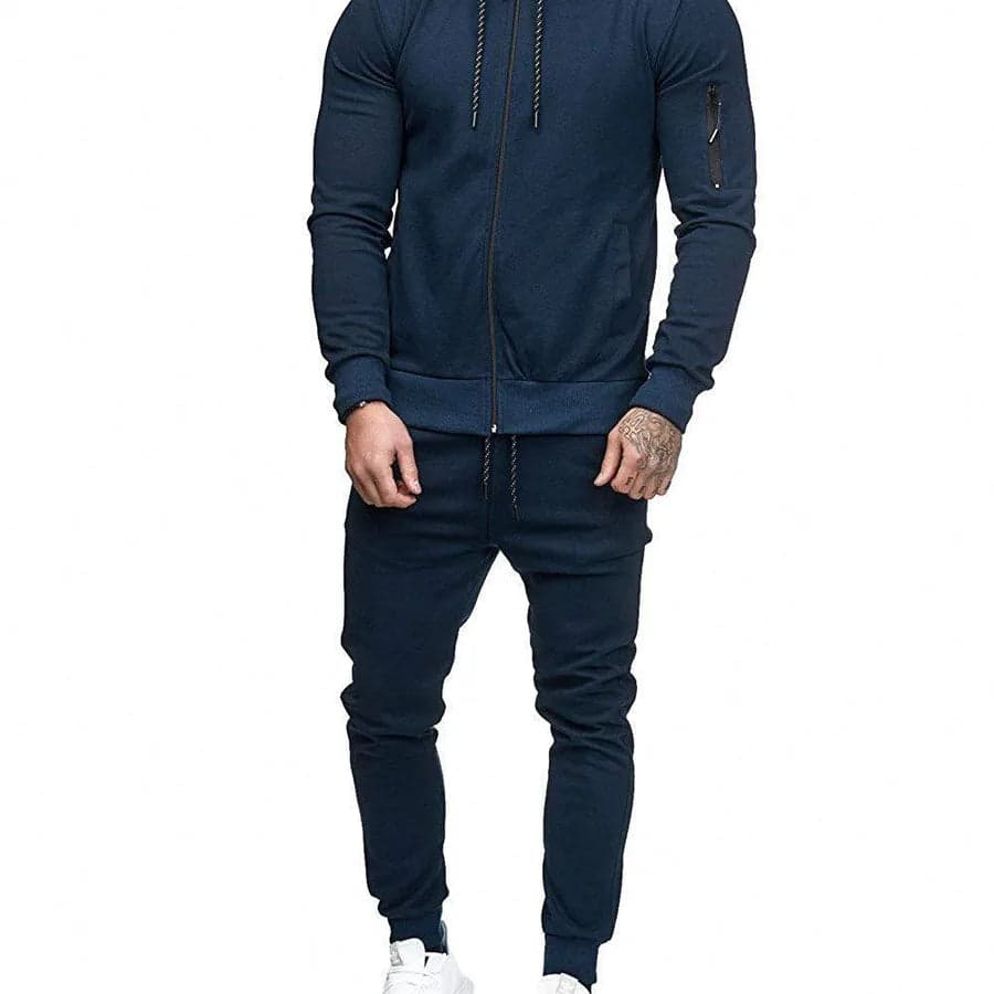 Solid Color Sweatsuit - Thumbnail 12
