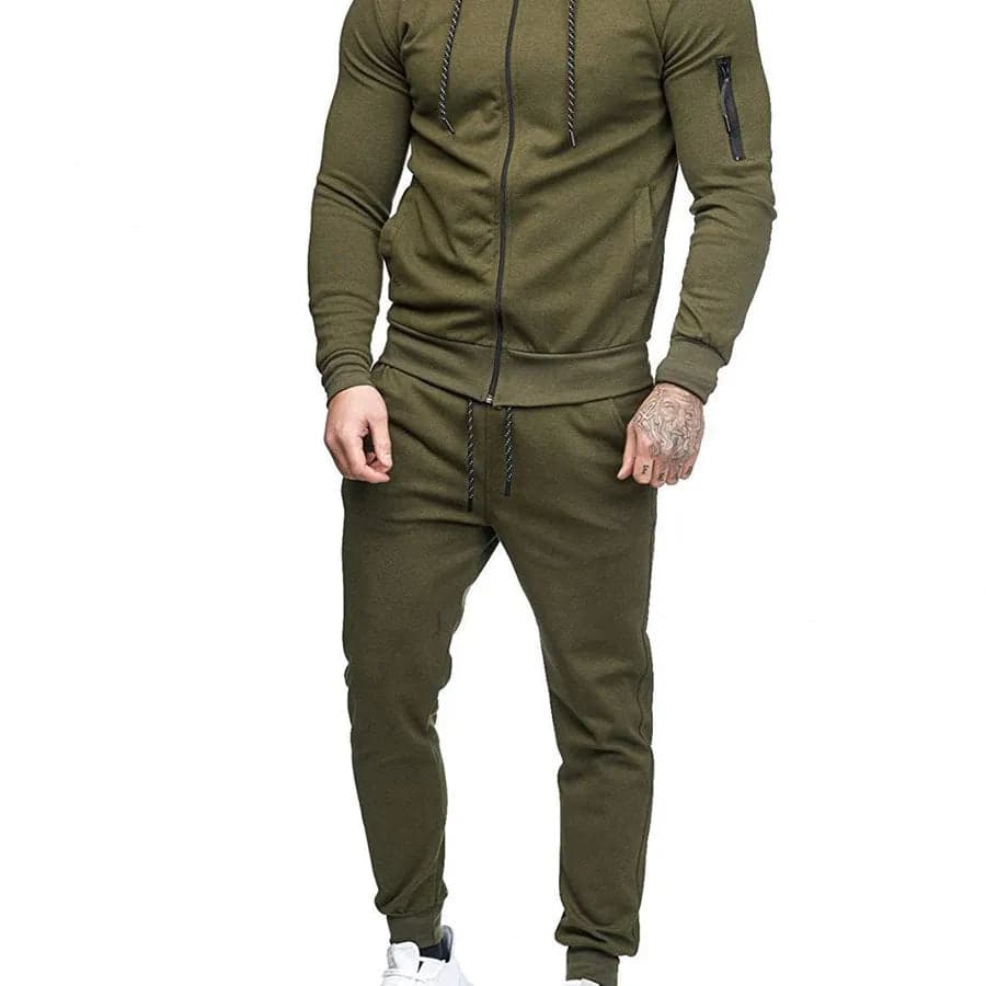 Solid Color Sweatsuit - Thumbnail 5