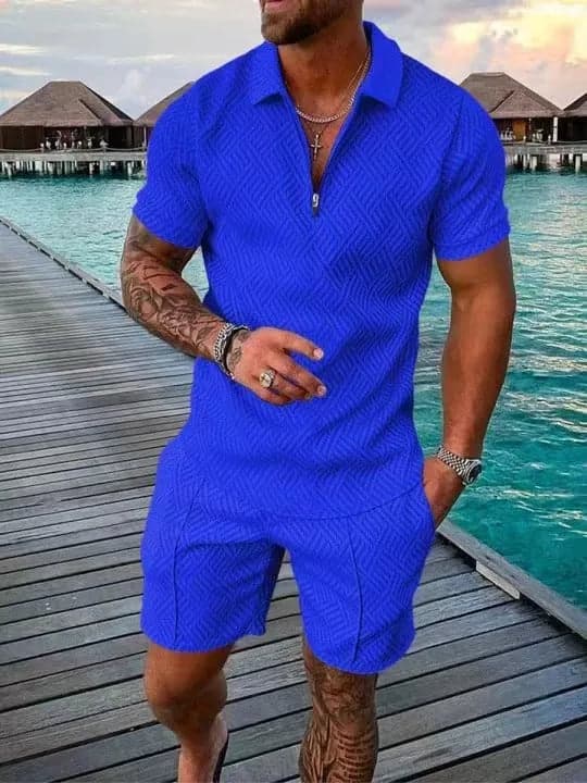 Solid Color Shorts Sets - Thumbnail 4