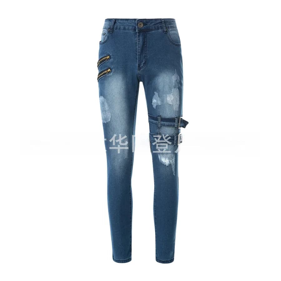 Personality Stretch Leg Jeans - Thumbnail 4