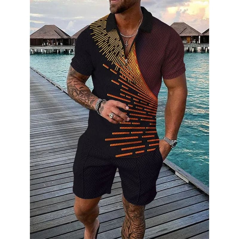 Solid Color Shorts Sets - Thumbnail 11