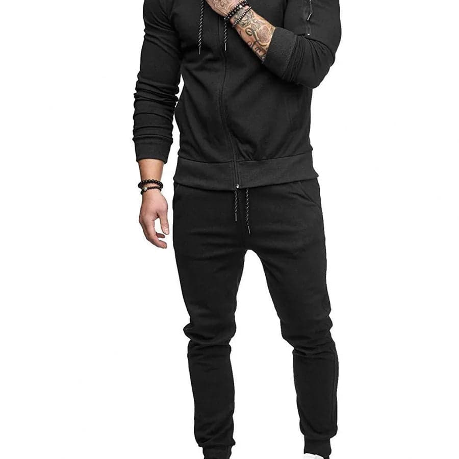 Solid Color Sweatsuit - Thumbnail 6