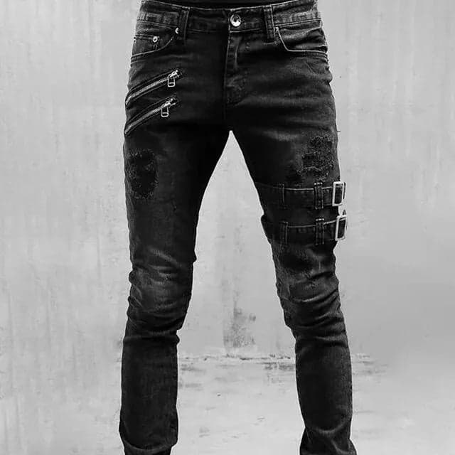 Personality Stretch Leg Jeans - Thumbnail 2