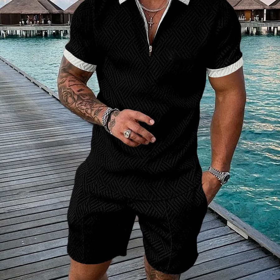 Solid Color Shorts Sets - Thumbnail 18