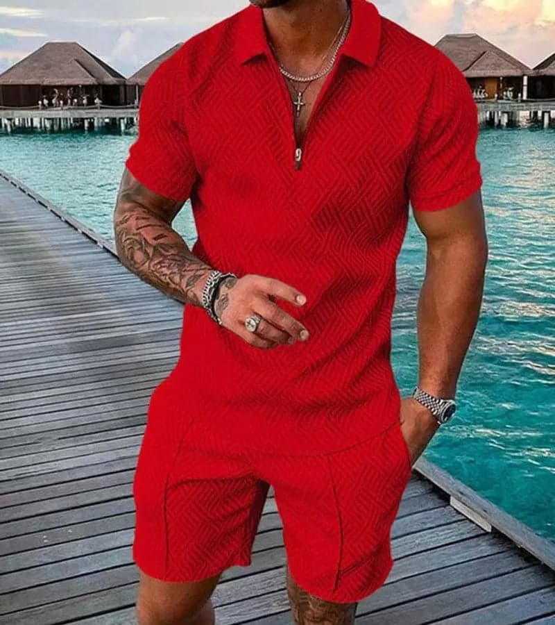 Solid Color Shorts Sets - Thumbnail 3