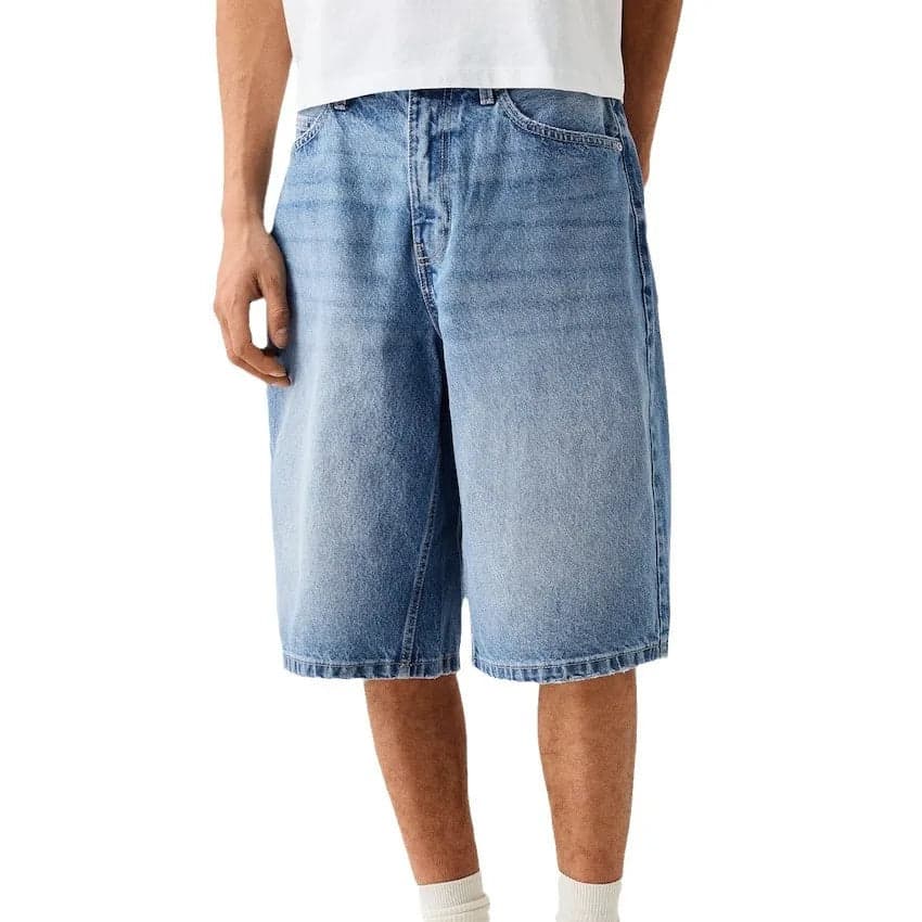 Stretch Denim shorts - Thumbnail 5