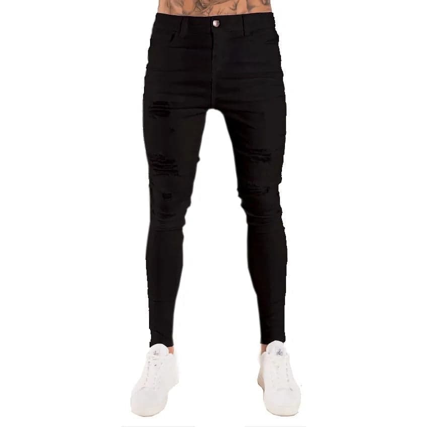 Knee Holes and Zipper Slim Fit - Thumbnail 16