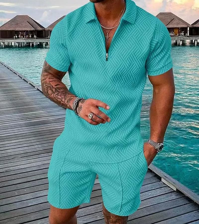 Solid Color Shorts Sets - Thumbnail 7