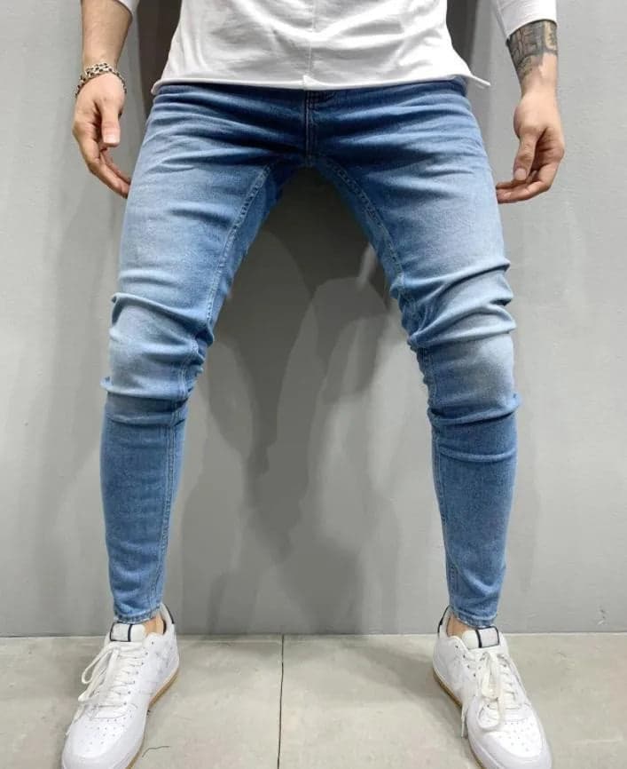 Knee Holes and Zipper Slim Fit - Thumbnail 21