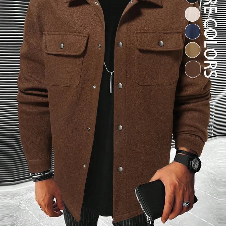 Casual Polyester Jacket - Thumbnail 12