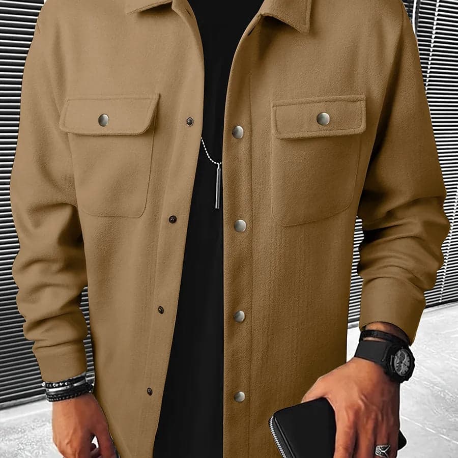 Casual Polyester Jacket - Thumbnail 8