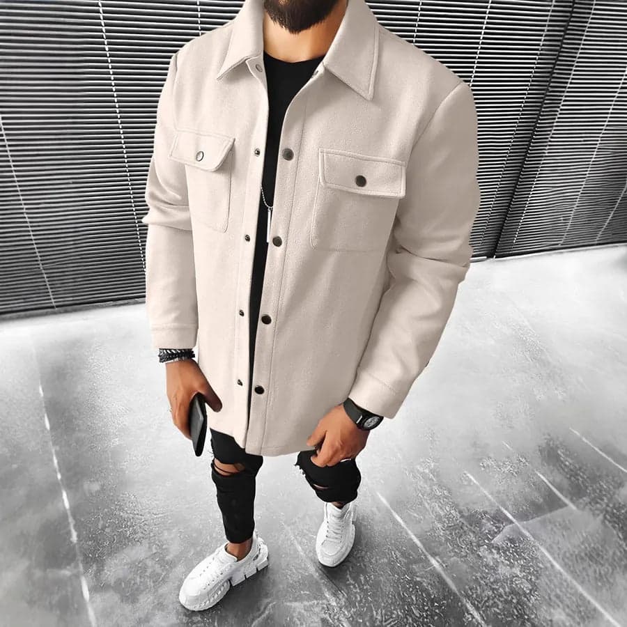 Casual Polyester Jacket - Thumbnail 4