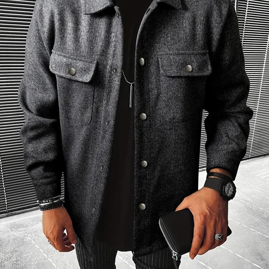 Casual Polyester Jacket - Thumbnail 11
