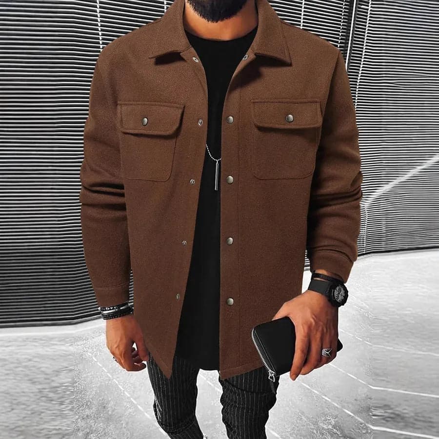 Casual Polyester Jacket - Thumbnail 5