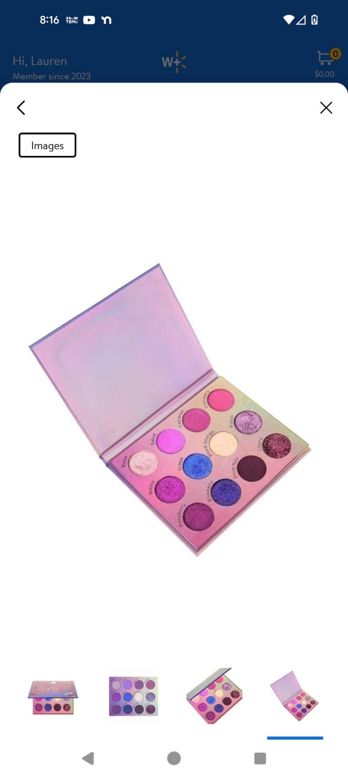 Sangria Eyeshadow palette - Thumbnail 3