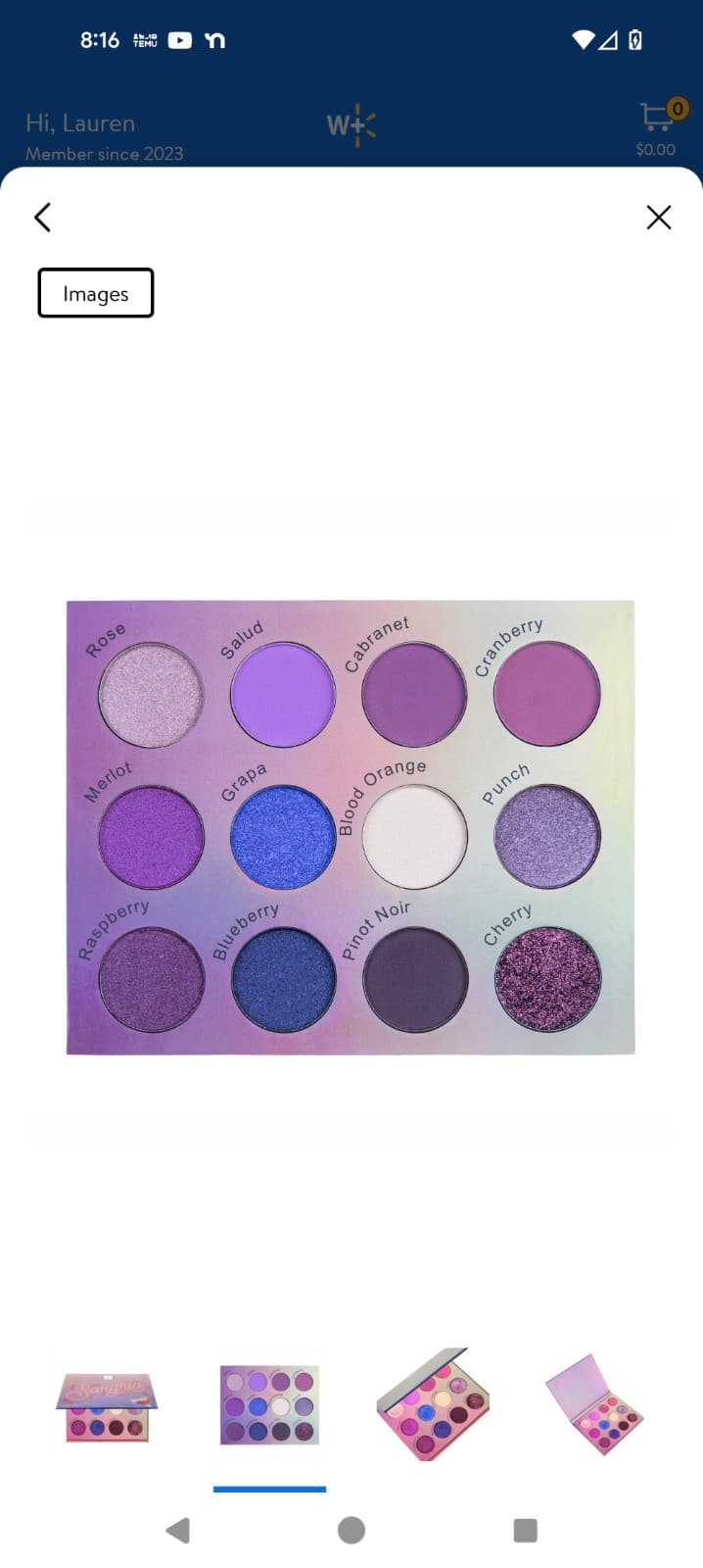Sangria Eyeshadow palette - Thumbnail 2