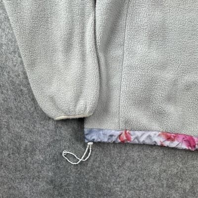 The North Face Jacket Womens Medium Gray Fleece Full Zip Interchange Pink Trim - Thumbnail 13