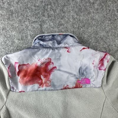 The North Face Jacket Womens Medium Gray Fleece Full Zip Interchange Pink Trim - Thumbnail 12