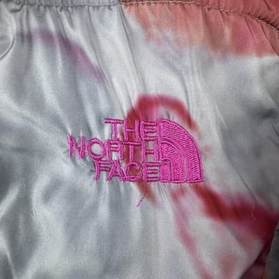 The North Face Jacket Womens Medium Gray Fleece Full Zip Interchange Pink Trim - Thumbnail 8
