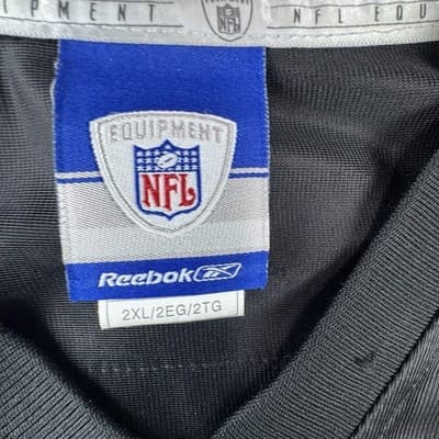VTG New Orleans Saints Jersey Mens 2XL Black NFL Football Reggie Bush 25 Reebok - Thumbnail 6
