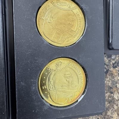 MLB Baseball Gold Tone Coin Lot 13 Players Derek Jeter Cal Ripken Jr Set - Thumbnail 5