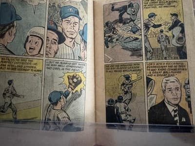 Vintage Carvel Comics Great Hitters I've Known 1976 Mickey Mantle Comic Book - Thumbnail 2