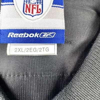 VTG New Orleans Saints Jersey Mens 2XL Black NFL Football Reggie Bush 25 Reebok - Thumbnail 7
