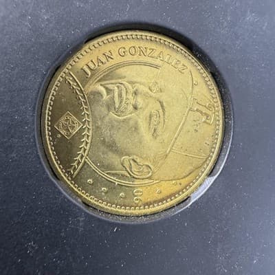 MLB Baseball Gold Tone Coin Lot 13 Players Derek Jeter Cal Ripken Jr Set - Thumbnail 7