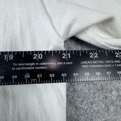 Amiri Shirt Mens Medium White Paint Drip Logo Graphic Double Sided Tee - Thumbnail 15