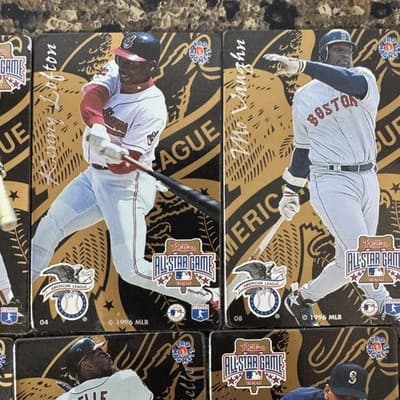 1996 Phillies All-Star Game American League Metal Card Set MLB Griffey A-Rod - Thumbnail 4