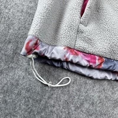 The North Face Jacket Womens Medium Gray Fleece Full Zip Interchange Pink Trim - Thumbnail 4