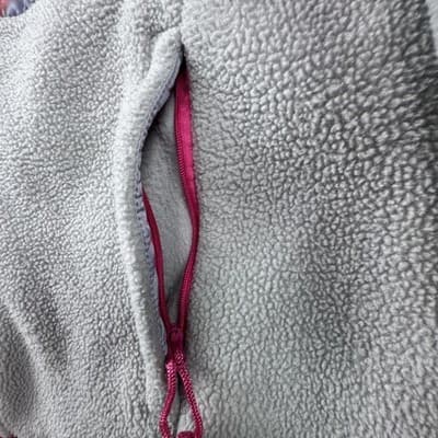 The North Face Jacket Womens Medium Gray Fleece Full Zip Interchange Pink Trim - Thumbnail 7