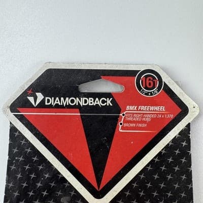 Diamondback BMX Freewheel 16T 1/2 X 1/8 Brown Steel Single Speed Threaded Hub - Thumbnail 3