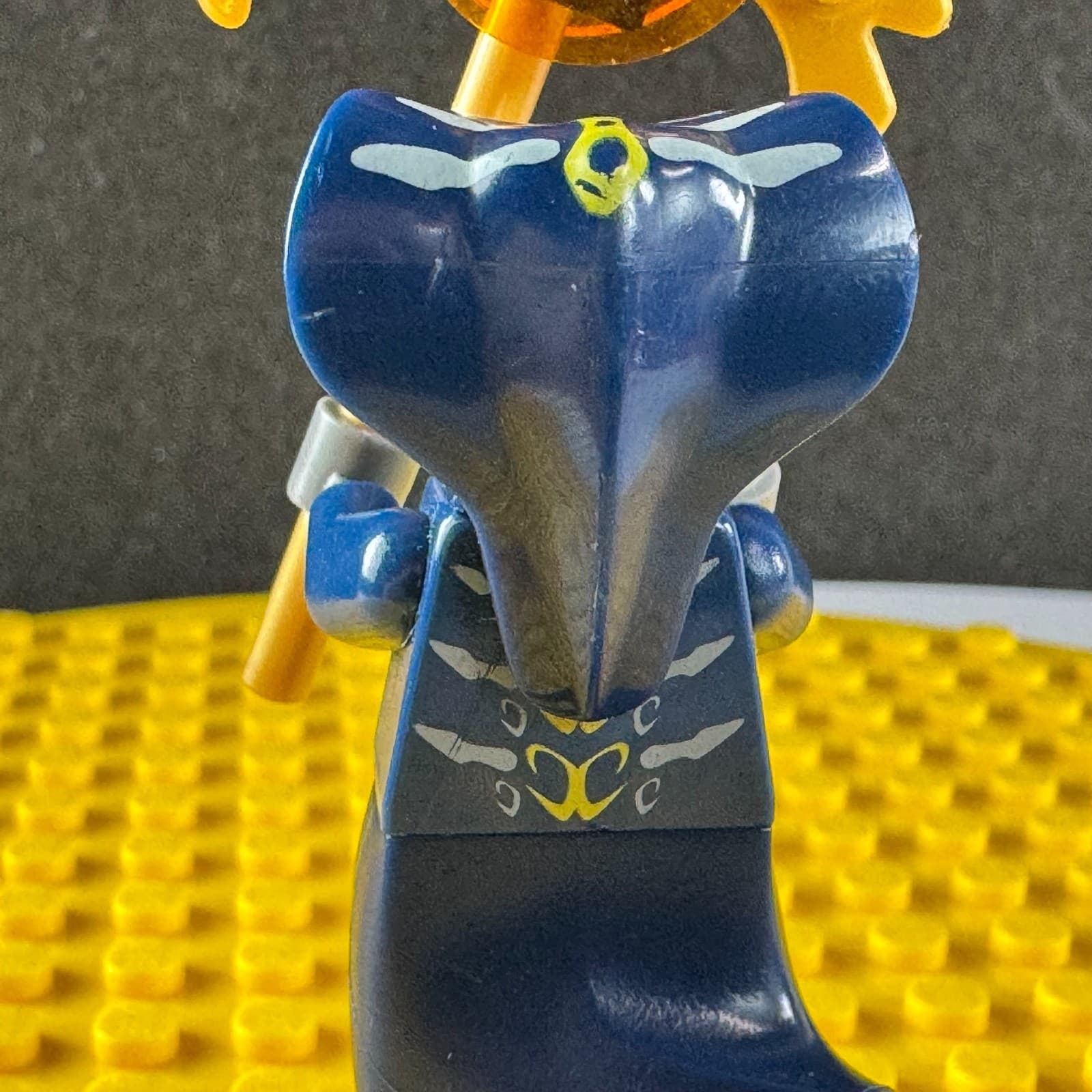 Retired LEGO Ninjago Skales Serpentine Snake Minifigure njo0040 9444 Gold Staff - Thumbnail 7